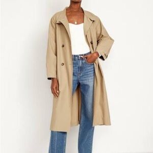 Old Navy Women's Beige Trench Coat